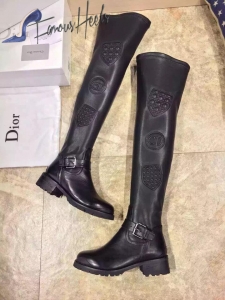 Christian Dior high boots black